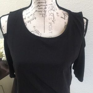 Chico’s Open Shoulder Top Size Zero